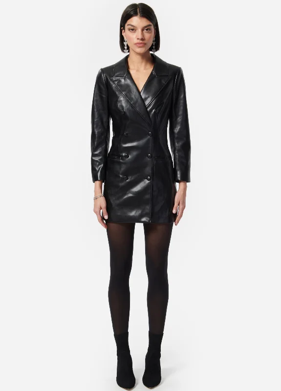 Tamia Vegan Leather Dress Comfortable unclassified dresses