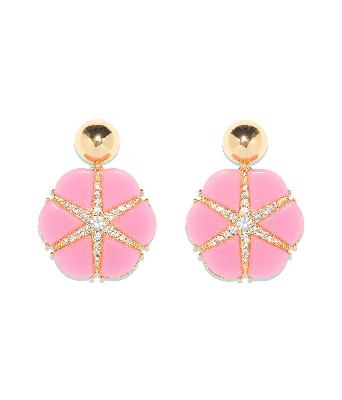 Rosemary Statement Earring | Pink Wrap unclassified dresses