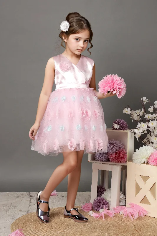 Pink Flower Bouquet Dress High-end unclassified dresses