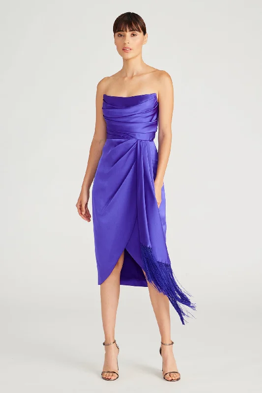 Harriet Draped Fringe Dress Budget-friendly unclassified dresses