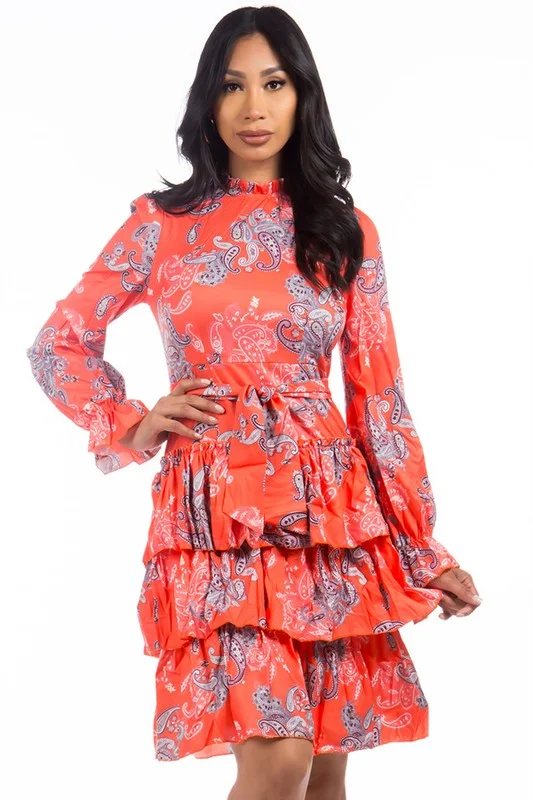 SEXY FASHION DRESS ORANGE Cotton unclassified dresses