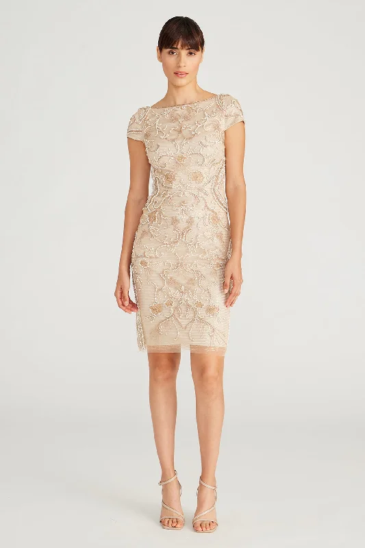 Silvia Bateau Beaded Dress Best-selling unclassified dresses