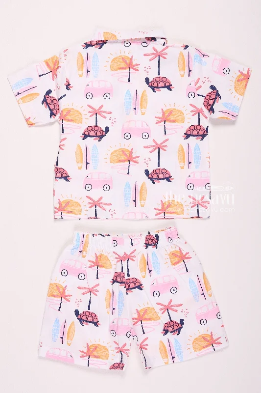 Tropical Vibes Baby Boy Romper Set