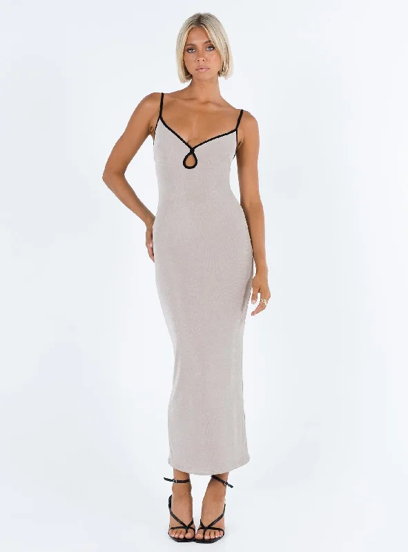 Tahlia Maxi Dress Champagne